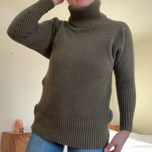 Banana Republic Forest Green cowl neck Sweater